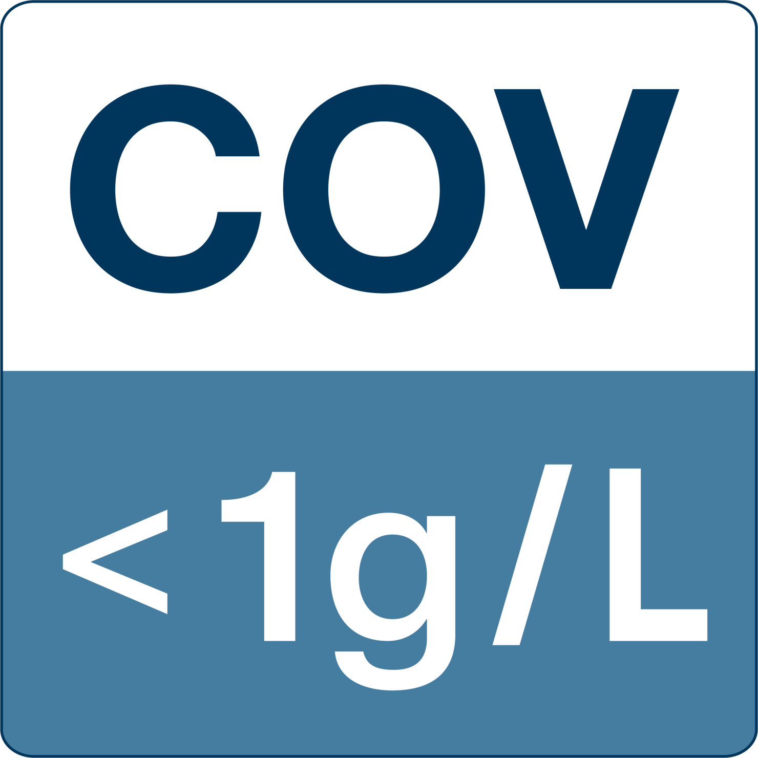  COV < 1g